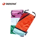 Multi color personalized brand name cell phone pouch watch bag with drawstring