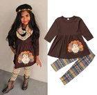 Chinese supplier snowman pattern clothing boutique cute clothes suit toddler girl cute clothing