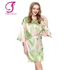Fung 3016 Short Design Silk Women Kimonos