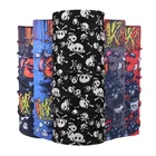 Cute Cartoon Crowned Skull Printing Fashion Useful Headscarf Bandana Headband For Sale