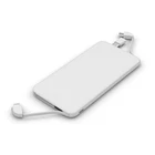 Built in cable portable charger powerbank for iphone android type c phones