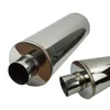 Universal 3.5inch outlet Stainless Steel Chrome Exhaust Muffler