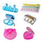 custom tablet box plastic tablet pill box 7days weekly tablet box