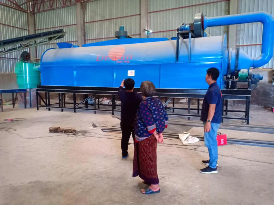 Haokebang Customized Dryer Brewer's Spent Grain Rotary Drying Machine For Sale