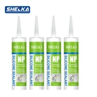 Transparent neutral fast cure caulking silicone sealant