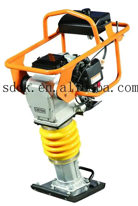2015 Factory supply compact rammer,electric vibration plate compactor,electric gasoline vibratory base soil tamping ramm