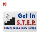 Customizable Reflective Signs for Road Traffic and Mine Safety Warning