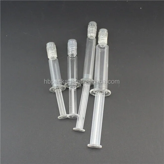 10 ml prefillable plastic tube disposable cosmetic syringes