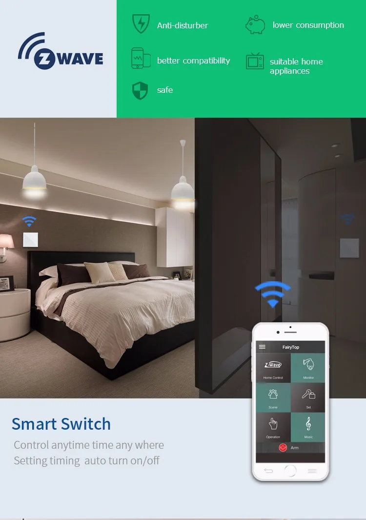 Factory Directly zigbee smart home scene switch for factory use - ANKUX.COM