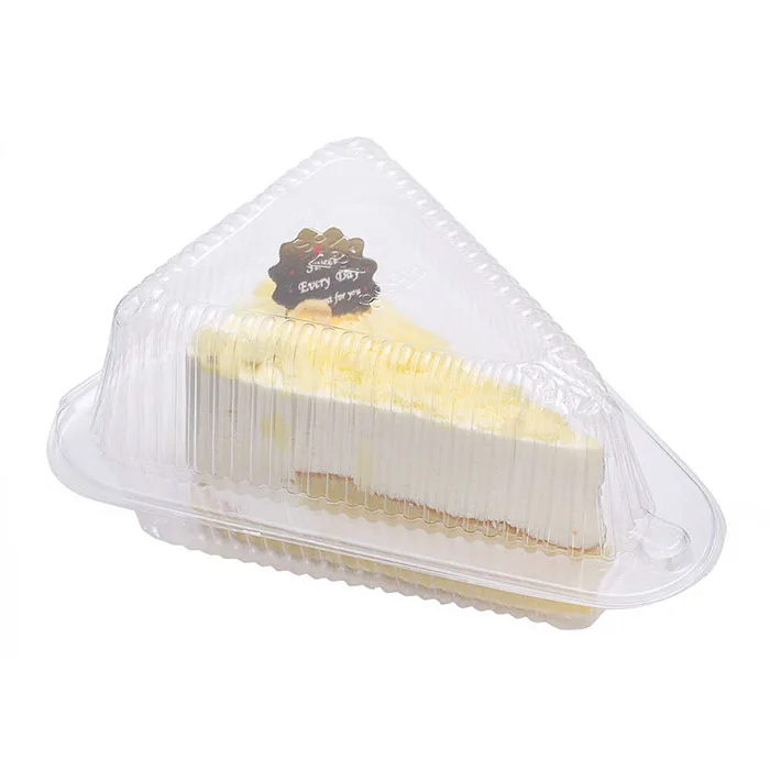 guangzhou clear plastic clam shell box triangle disposable