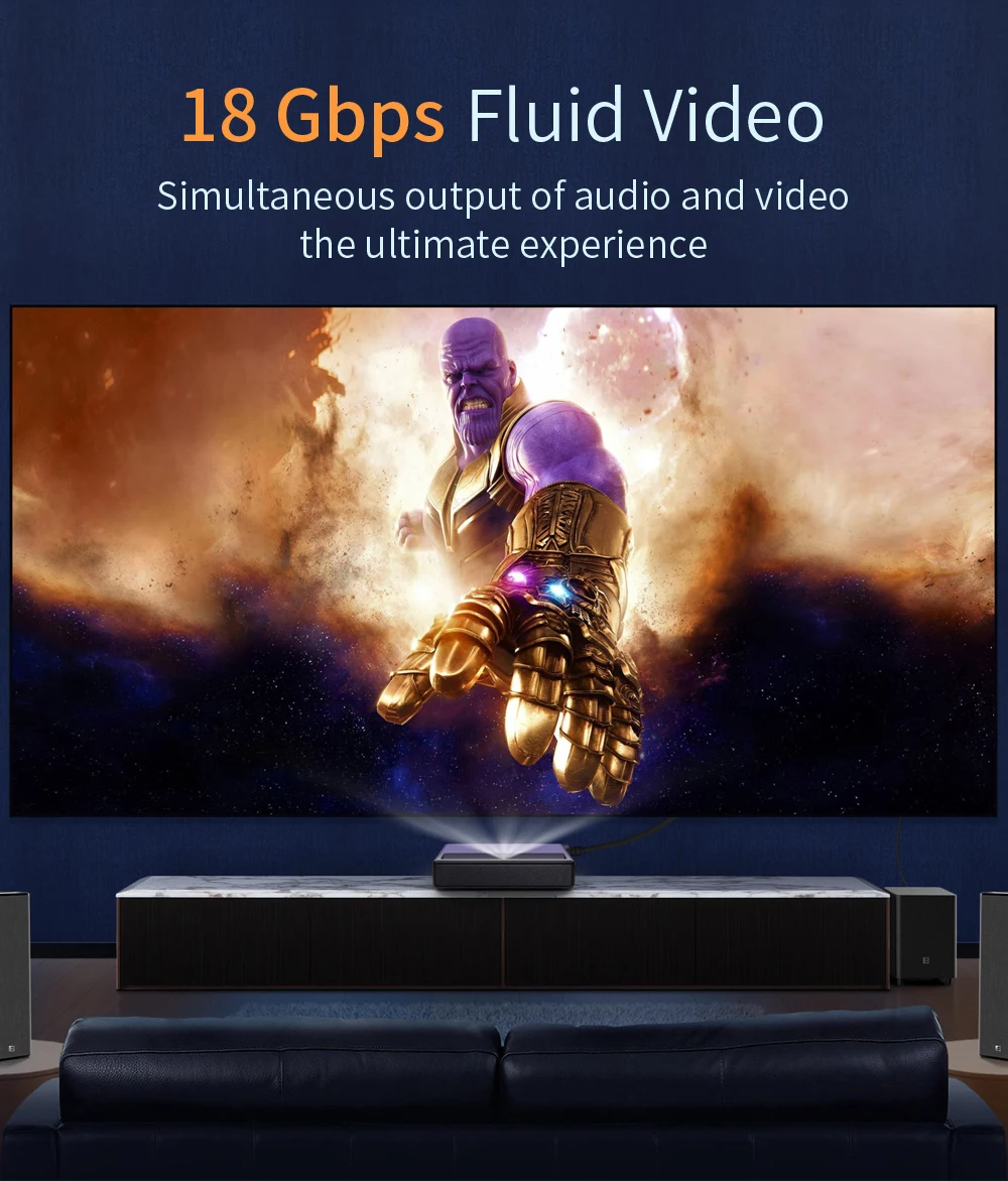 Wholesale Video Cable 4k 3D Cable for HDTV LCD Laptop PS4 Projector Computer 1m 2m 3m 5m 8m 10m - ANKUX.COM