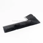 Nylon hair bristle stainless steel strip brush