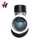 Pipe Bend Iron Pipe Fittings 1/2" NPT Threads Malleable Iron Pipe Fittings Malleable Iron Bend