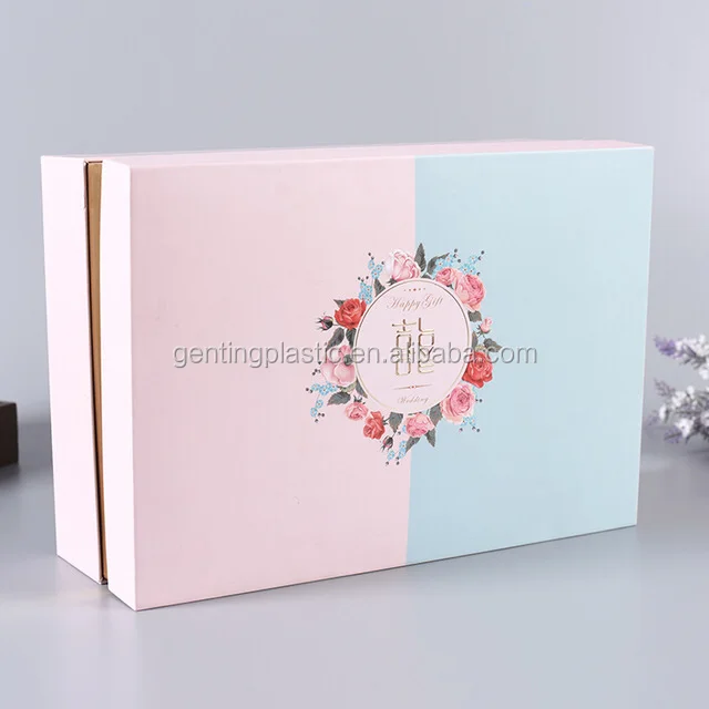 chocolate box for wedding invitation cd set packaging carton