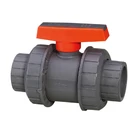 ERA Factory Supply PVC True Union Ball Valve for PN10 pvc pipe and fitting PVC valve