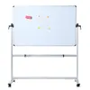 Viz-pro Double-sided Light Magnetic Mobile Whiteboard, 48 X 36 Inches, Aluminium Frame & Stand