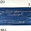 Blue and gold curtain fabric online, 100% polyester material and plain style fabric