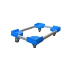 Easy moving steel logistics trolley carts
