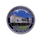 New designed nice wonderful copper silver 3d coin custom made magic challenge coin