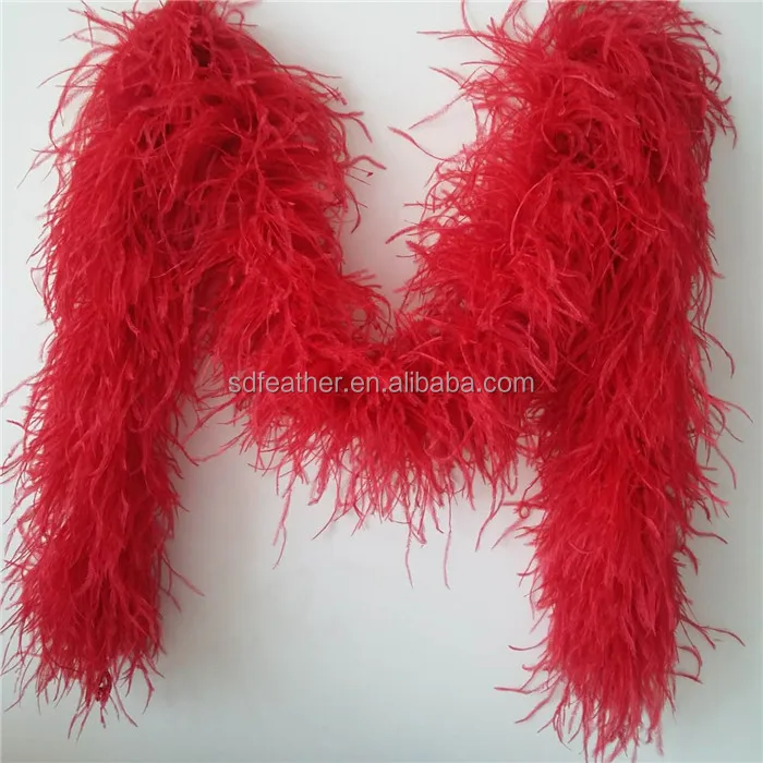 curly ostrich feather boas wholesale