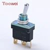Excellent quality 6pin metal 3-way momentary toggle switch