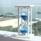 flat reverse flowing hourglass sand timer