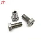 Manufacturers wholesale custom black surface M6 M10 M14 hex hollow bolt for wiring