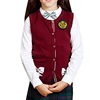 girls cardigan sweater cute kindergarten school uniforms custom sweater vest