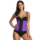 New 9 Hook Latex Underbust Corset Vest Shaper Bodysuit Workout Waist Trainer