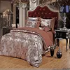 new style high quality full silk or cotton woven channel bedding set