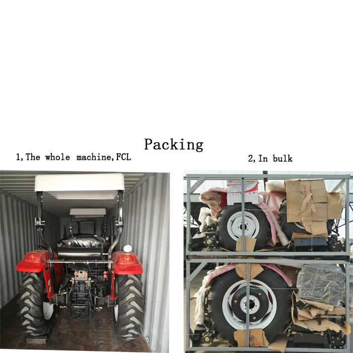 80hp farming machine tractor with best after-sales service