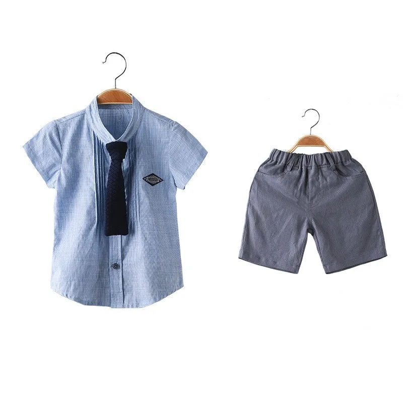 2016メーカーブティック赤ちゃん男の子服用2ピース夏子供服セットの卸売子供服(040)仕入れ・メーカー・工場