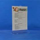 High Quality A4 Acrylic Menu Holder/Acrylic Sign Holder