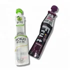 heat sealing liquid stand up spout pouch bottle shape injection clear juice pouch with large cap