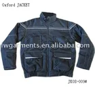 OXFORD WORK JACKET FOR MEN/ BLACK WINTER JACKET