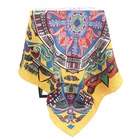 China Manufacturers Spring/Summer/Fall ladies 100% Silk Custom Scarf Digital Printing Services