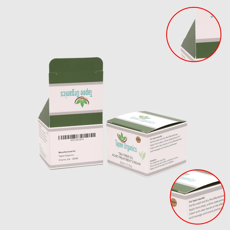 customized paperboard gift box folding cosmetic paper box