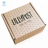 Custom brand logo printed brown foldable portable kraft paper mens shoe box
