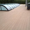 Outside terrace garden wpc deck flooring planks outdoor deck timber
