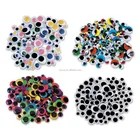 Various Size Toys Use Safety Googly Wobbly Plastic Moving eyes