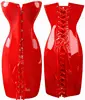alibaba china wholesale instylesSexy Red/Black PVC Corset dress