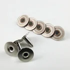 Copper single-sided nail jeans hat rivet buttons double flat red copper metal buttons