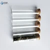 20*200mm clear glass tube container glass test tubes with cork tops