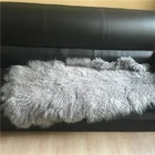 Mongolian lamb fur bag sheepskin pelt for sale