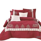 KOSMOS bedding wholesale high quality luxury 9pcs embroidery microfiber comforter set