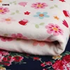 Fashion cute cartoon 100% cotton flannel fabric for baby bedding set