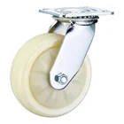 SSFD 4 5 6 8 inch Caster Nylon Wheel Heavy Duty with Double Ball Bearings