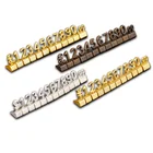 metal Adjustable digital price display TAgs stand display organizer jewelry plastic price cubes 3d crystal cubes