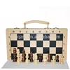 high quality folding wooden chess board