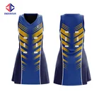 New Design sublimation custom Women Netball Dresses Uniform